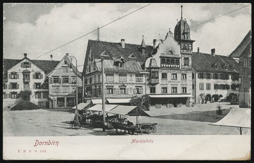 Dornbirn : Marktplatz : [Postkarte ...]