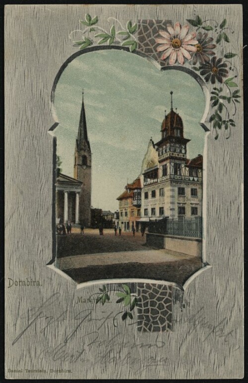 Dornbirn : Marktplatz : [Postkarte ...]