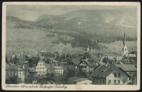 Dornbirn 435 m mit der Firstgruppe Vorarlberg