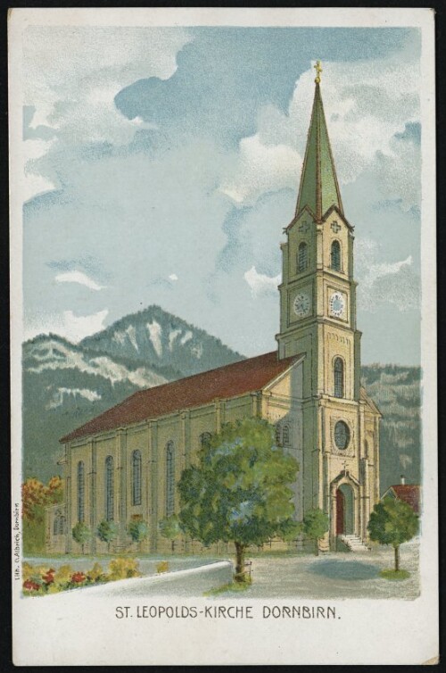 ST. Leopolds-Kirche Dornbirn : [Correspondenz-Karte An ... in ...]