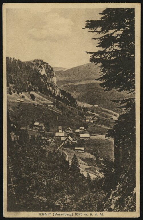 [Dornbirn] Ebnit (Vorarlberg) 1075 m. ü. d. M.