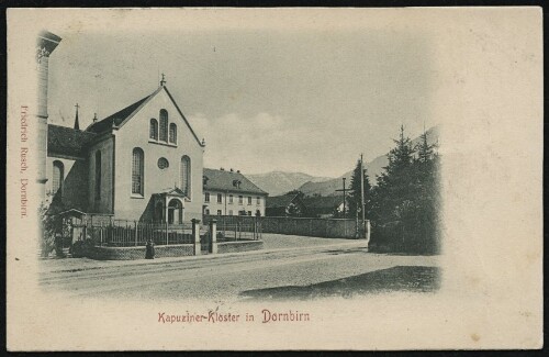 Kapuziner-Kloster in Dornbirn : [Postkarte ...]
