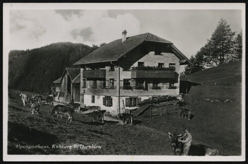 Alpengasthaus, Kühberg b. Dornbirn