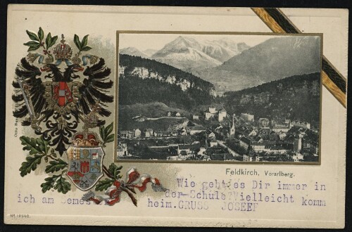 Feldkirch, Vorarlberg : [Correspondenz-Karte An ... in ...]