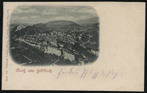 Gruß aus Feldkirch : [Correspondenz-Karte An ... in ...]