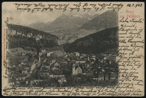 Gruss : aus Feldkirch : [Postkarte ...]