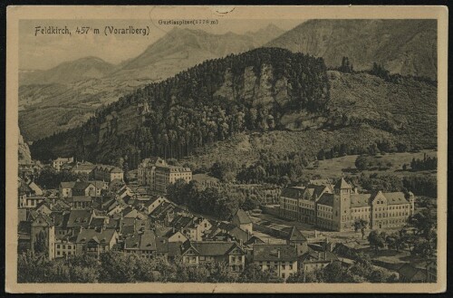 Feldkirch, 457 m (Vorarlberg) : Gurtisspitze (1778 m)