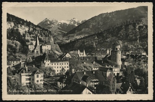 Feldkirch mit Gurtisspitze 1778 m Vorarlberg