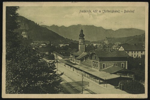 Feldkirch, 457 m (Arlbergbahn) - Bahnhof