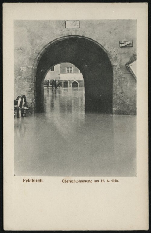 Feldkirch : Überschwemmung am 15. 6. 1910