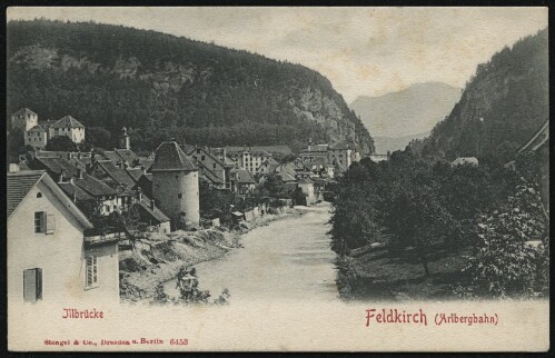 Feldkirch (Arlbergbahn) : Jllbrücke : [Postkarte ...]