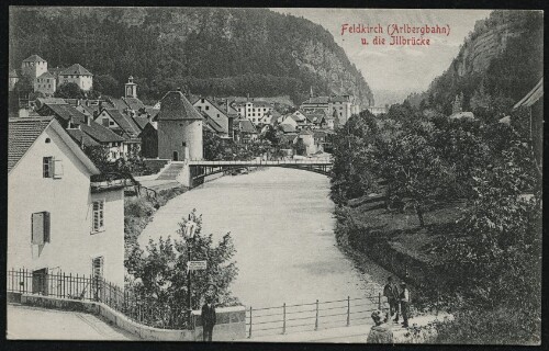 Feldkirch (Arlbergbahn) : u. die Jllbrücke