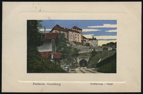 Feldkirch, Vorarlberg : Schattenburg - Tunnel