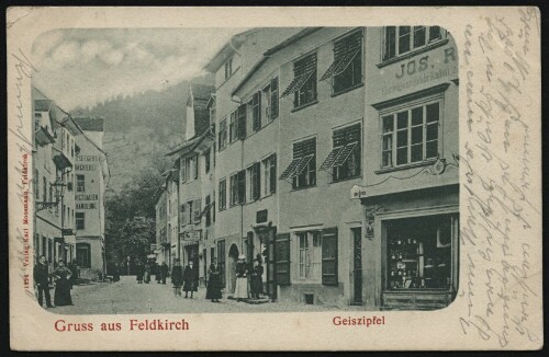Gruss aus Feldkirch : Geiszipfel : [Correspondenz-Karte An ... in ...]