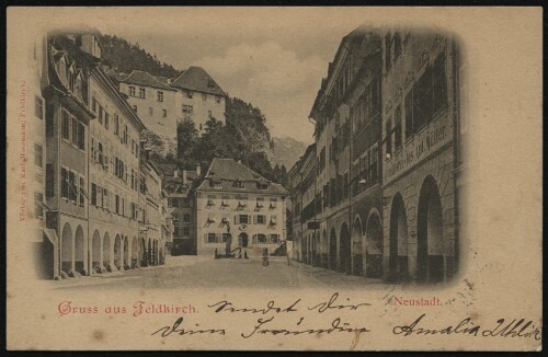 Gruss aus Feldkirch : Neustadt : [Correspondenz-Karte ...]