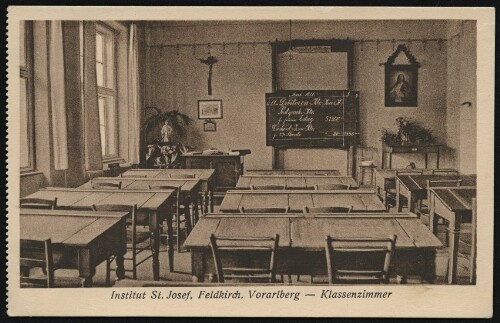 Institut St. Josef, Feldkirch, Vorarlberg - Klassenzimmer
