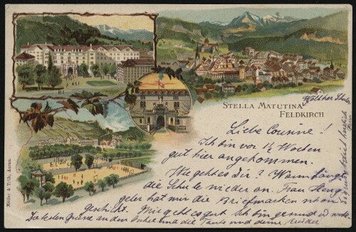 Stella Matutina : Feldkirch : [Correspondenz-Karte An ... in ...]