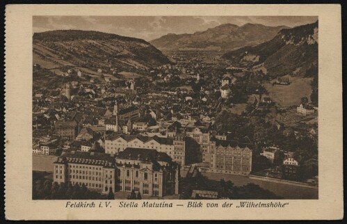 Feldkirch i. V. Stella Matutina - Blick von der 