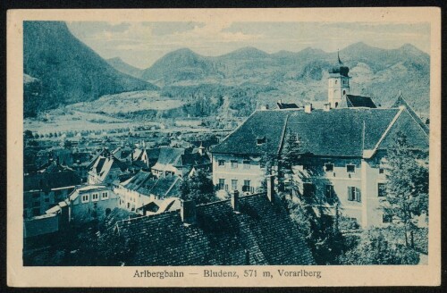 Arlbergbahn - Bludenz, 571 m, Vorarlberg