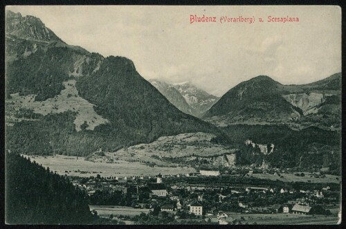 Bludenz (Vorarlberg) u. Scesaplana