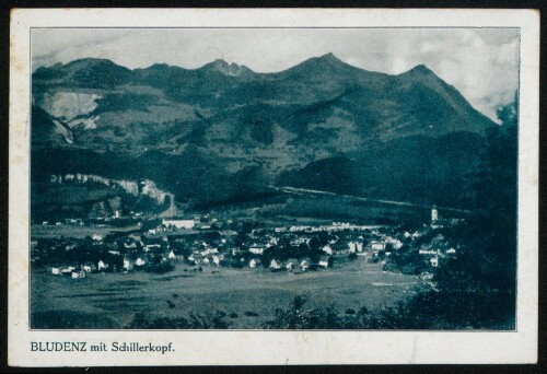 Bludenz mit Schillerkopf