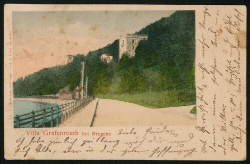 [Lochau] Villa Grafenreuth bei Bregenz : [Correspondenz-Karte An ... in ...]