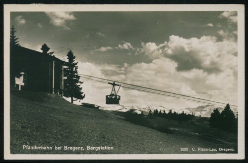 [Lochau] Pfänderbahn bei Bregenz, Bergstation