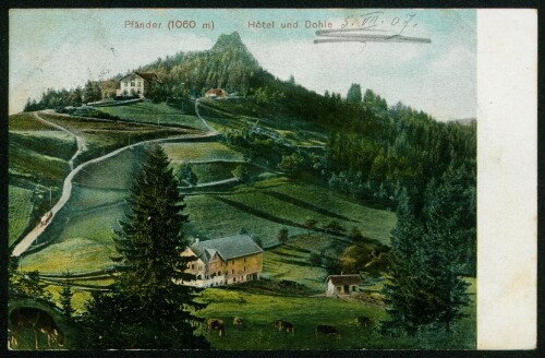 [Lochau] Pfänder (1060 m) : Hôtel und Dohle : [Carte postale - Postkarte ...]