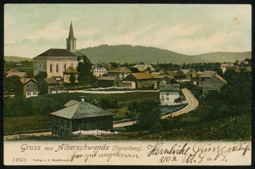 Gruss aus Alberschwende (Vorarlberg) : [Postkarte An ... in ...]