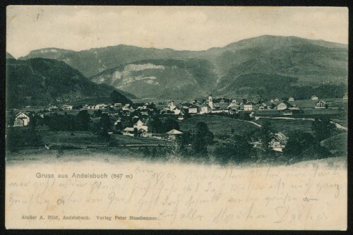 Gruss aus Andelsbuch (647 m) : [Correspondenz-Karte ...]