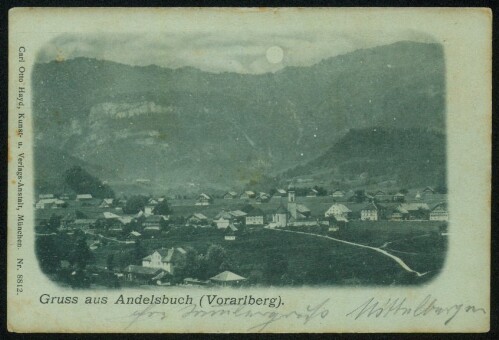 Gruss aus Andelsbuch (Vorarlberg) : [Correspondenz-Karte An ... in ...]