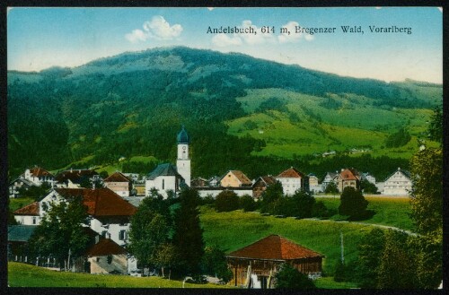 Andelsbuch, 614 m, Bregenzer Wald, Vorarlberg