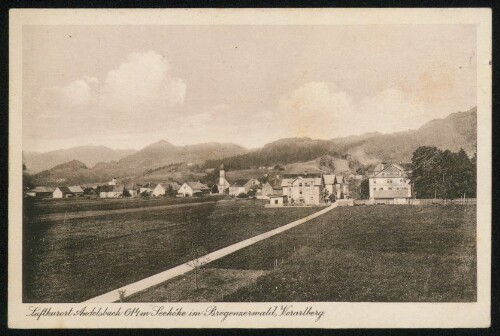 Luftkurort Andelsbuch 614 m Seehöhe im Bregenzerwald, Vorarlberg