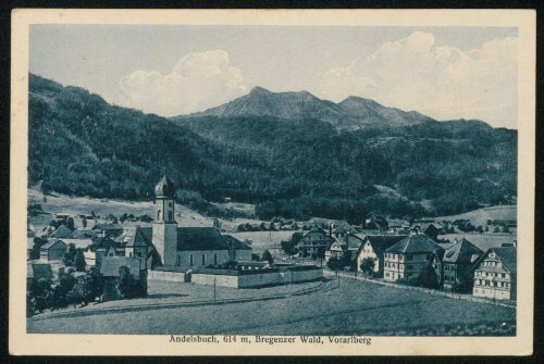 Andelsbuch, 614 m, Bregenzer Wald, Vorarlberg