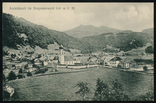 Andelsbuch im Bregenzerwald 648 m ü. M.