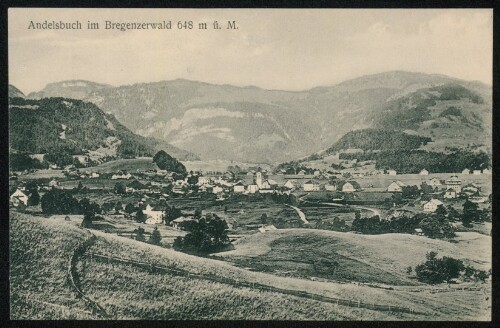 Andelsbuch im Bregenzerwald 948 m ü. M.