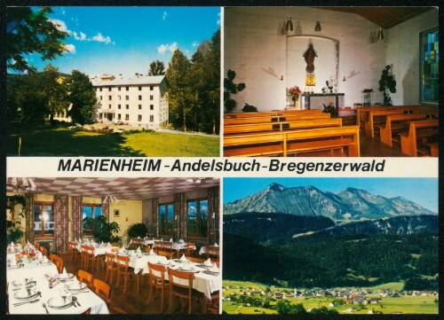 Marienheim - Andelsbuch - Bregenzerwald : [Marienheim in Andelsbuch Bregenzerwald ...]