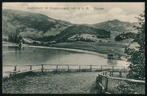 Andelsbuch im Bregenzerwald 648 m ü. M. Stausee