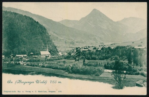 Au (Bregenzer Wald) 785 m. : [Postkarte Carte postale ...]