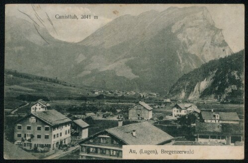 Au, (Lugen), Bregenzerwald : Canisfluh, 2041 m