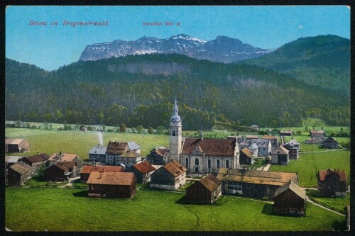 Bezau im Bregenzerwald : Canisfluh 2041 m