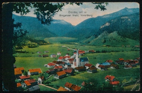 Bezau, 641 m Bregenzer Wald, Vorarlberg