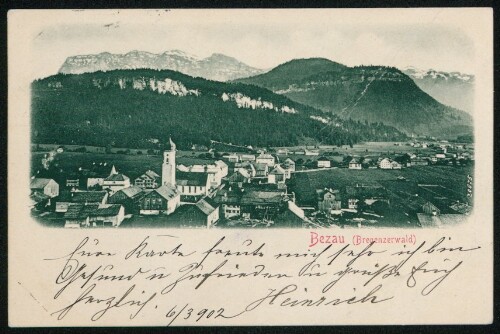 Bezau (Bregenzerwald) : [Postkarte ...]