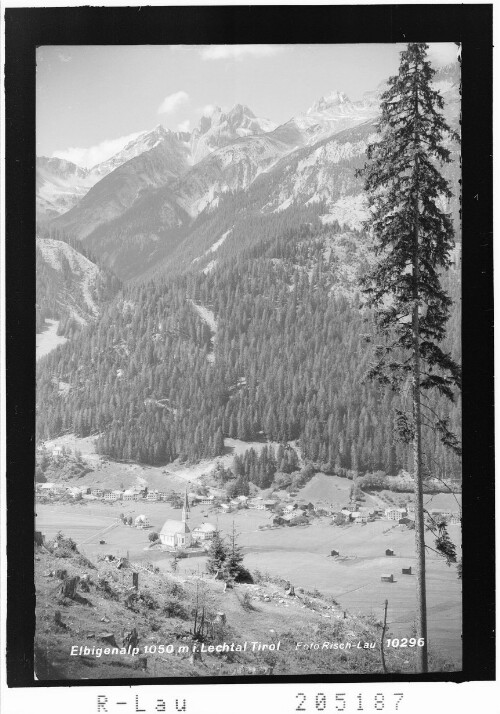 Elbigenalp 1050 m im Lechtal Tirol