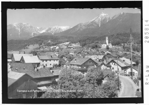 Tarrenz an der Fernpaßstrasse in Tirol : [Tarrenz gegen Lechtaler Alpen]