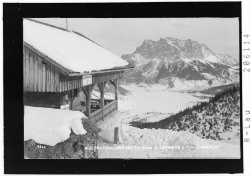 Wolfratshauser Hütte 1800 m bei Lermoos - Zugspitze