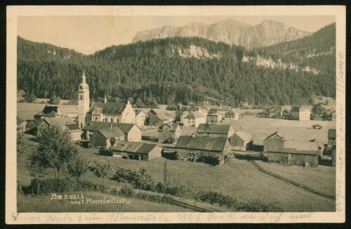 Bezau mit Kanisfluh : [Bezau, Breg.-Wald, 