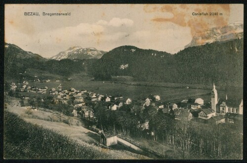 Bezau, Bregenzerwald : Canisfluh 2041 m