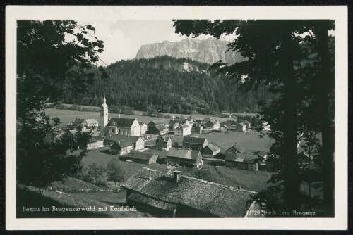 Bezau im Bregenzerwald mit Kanisfluh