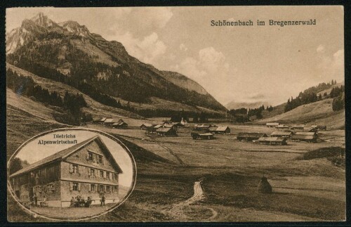 [Bezau] Schönenbach im Bregenzerwald : Dietrichs Alpenwirtschaft